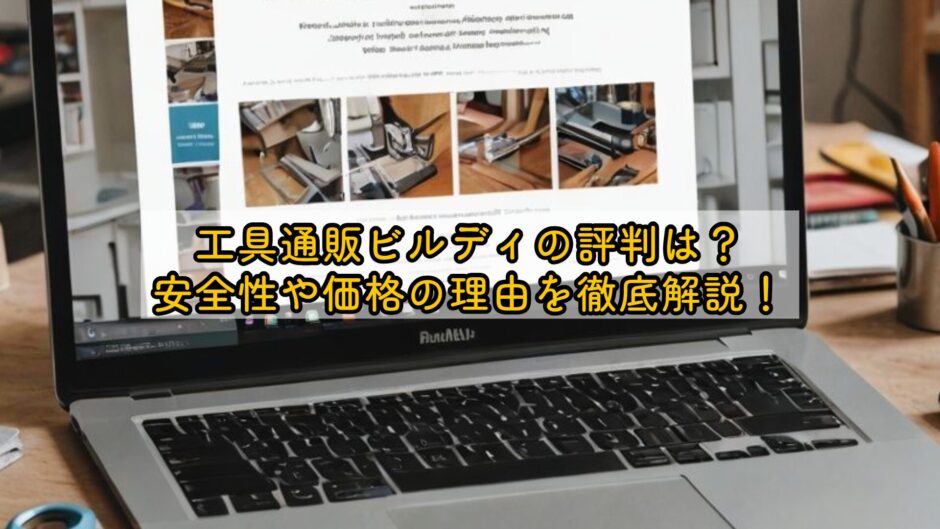 工具通販ビルディの評判は？安全性や価格の理由を徹底解説！
