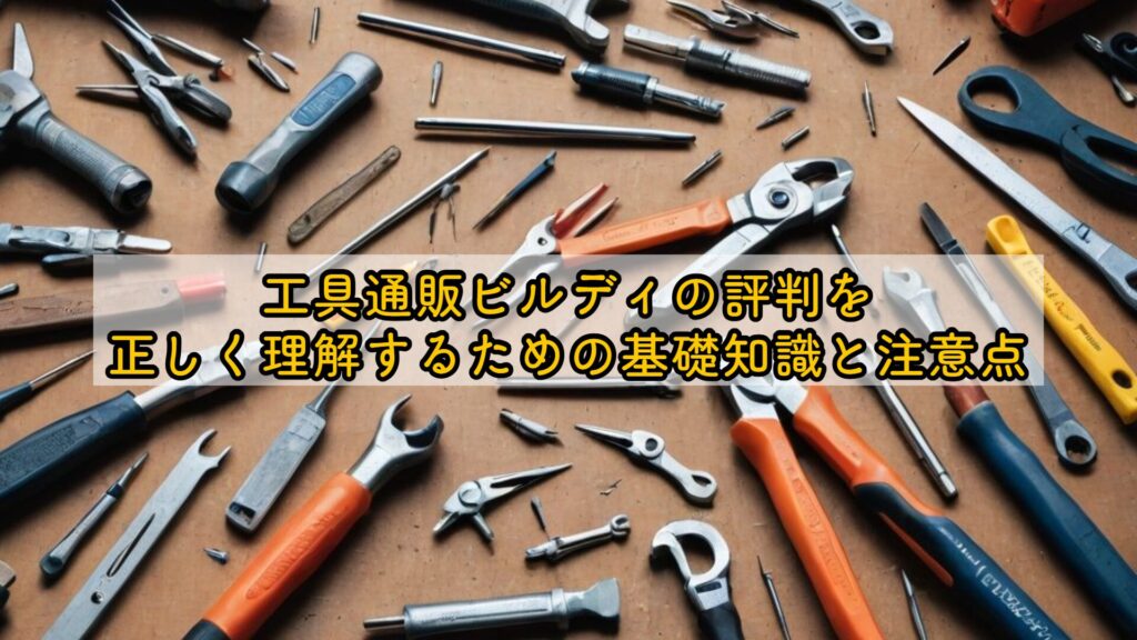 工具通販ビルディの評判を正しく理解するための基礎知識と注意点