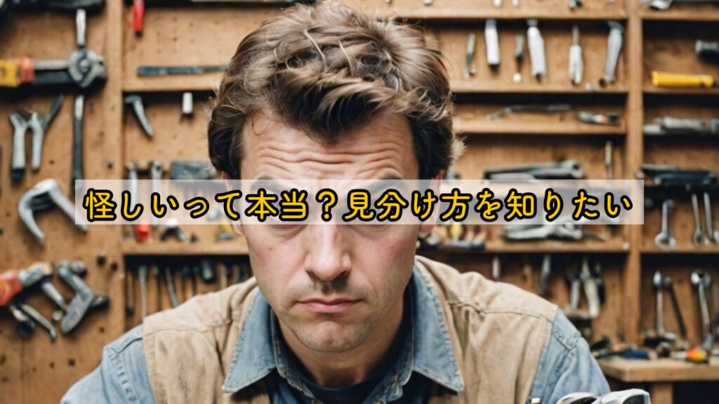 怪しいって本当？見分け方を知りたい