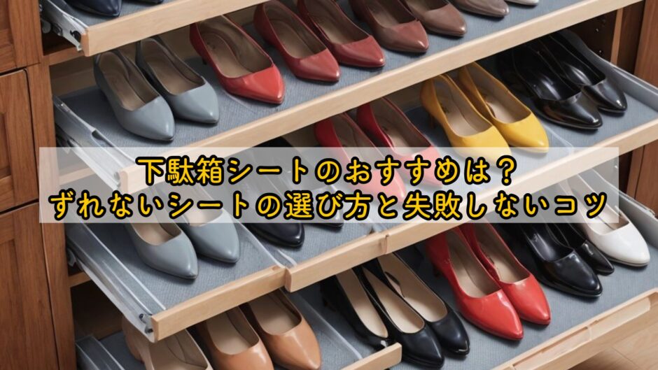 下駄箱シートのおすすめは？ずれないシートの選び方と失敗しないコツ