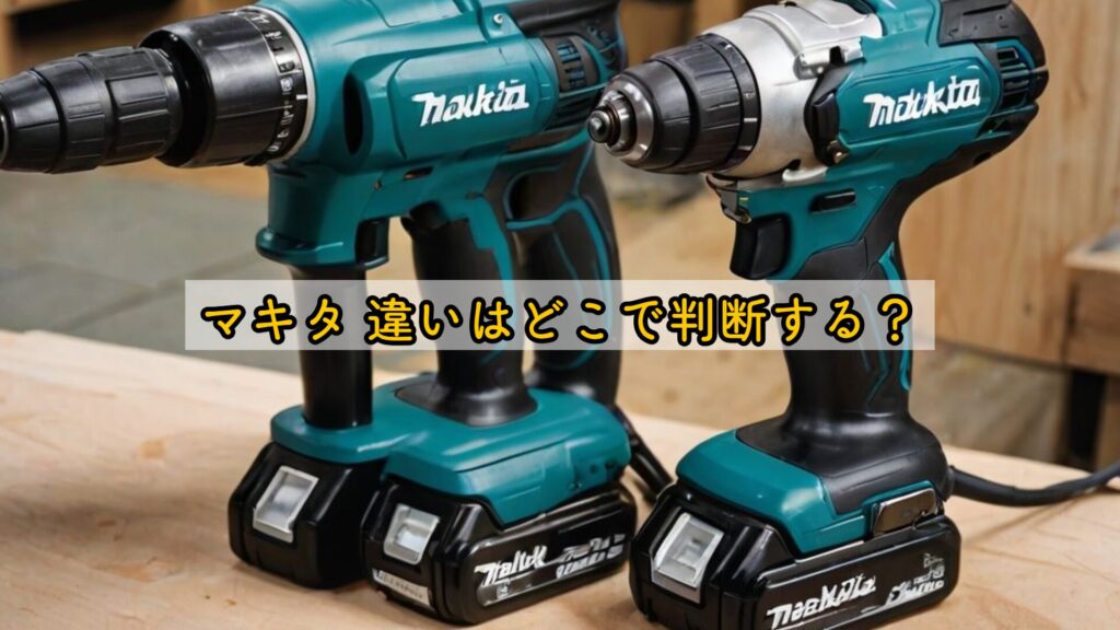 マキタ 違いはどこで判断する?