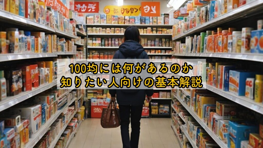 100均には何があるのか知りたい人向けの基本解説