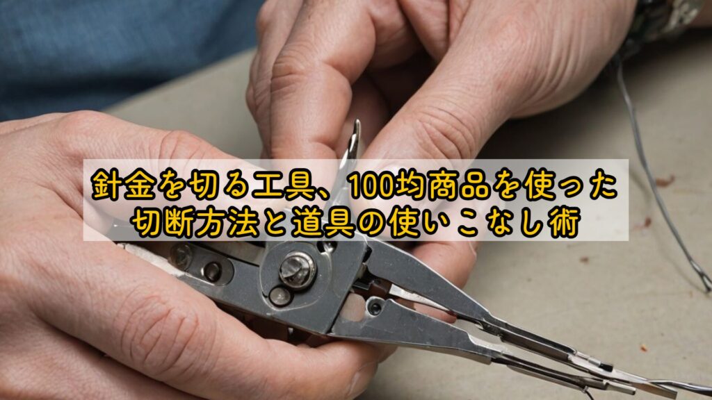 針金を切る工具、100均商品を使った切断方法と道具の使いこなし術