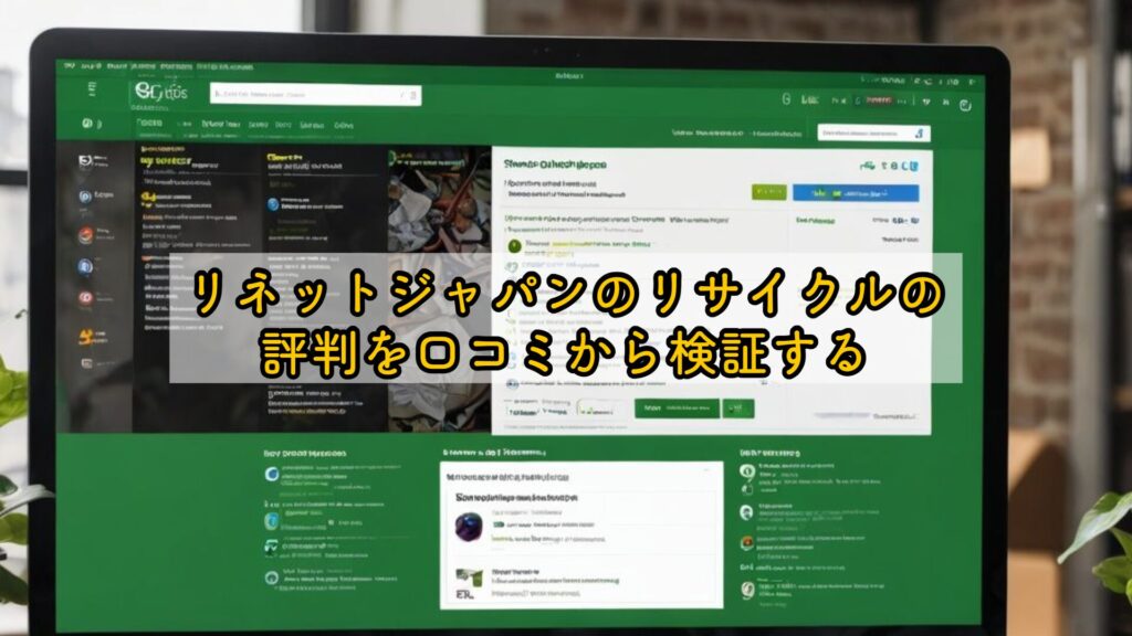 リネットジャパンのリサイクルの評判を口コミから検証する