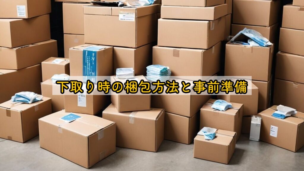 下取り時の梱包方法と事前準備