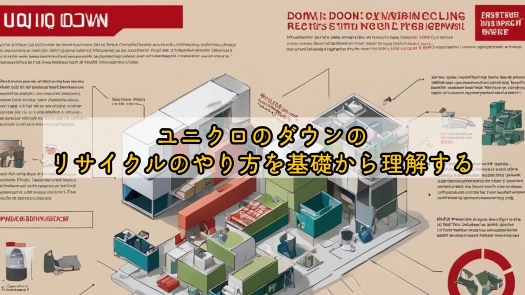 ユニクロのダウンのリサイクルのやり方を基礎から理解する