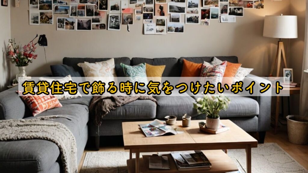 賃貸住宅で飾る時に気をつけたいポイント