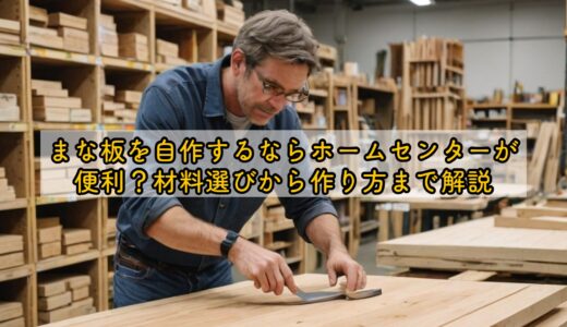 まな板を自作するならホームセンターが便利？材料選びから作り方まで解説