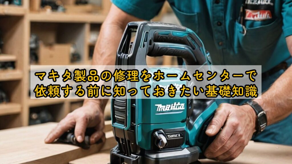 マキタ製品の修理をホームセンターで依頼する前に知っておきたい基礎知識