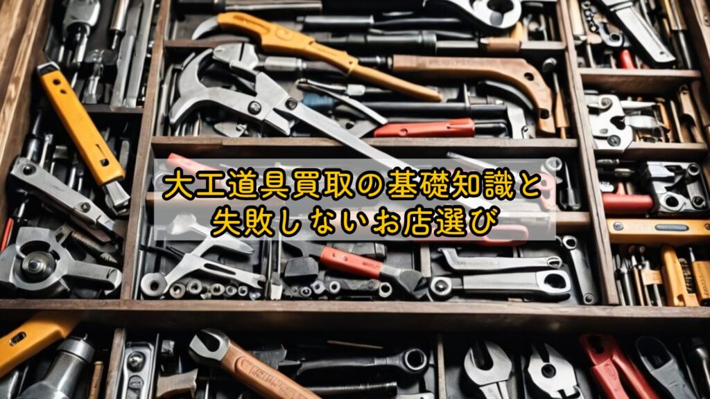 大工道具買取の基礎知識と失敗しないお店選び