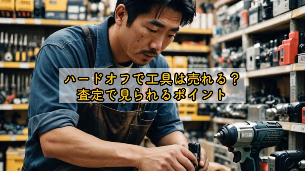 ハードオフで工具は売れる？査定で見られるポイント