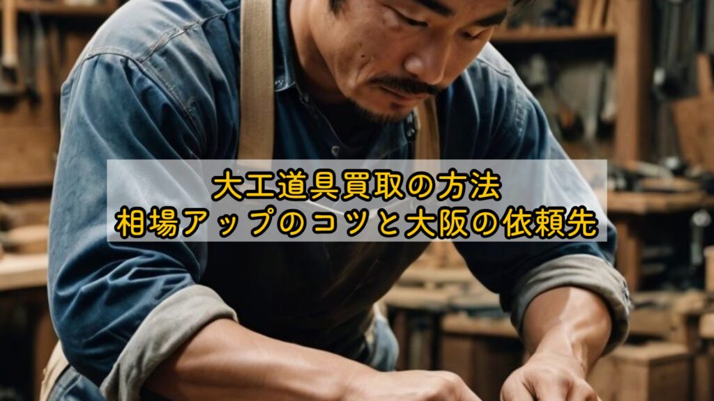 大工道具買取の方法・相場アップのコツと大阪の依頼先