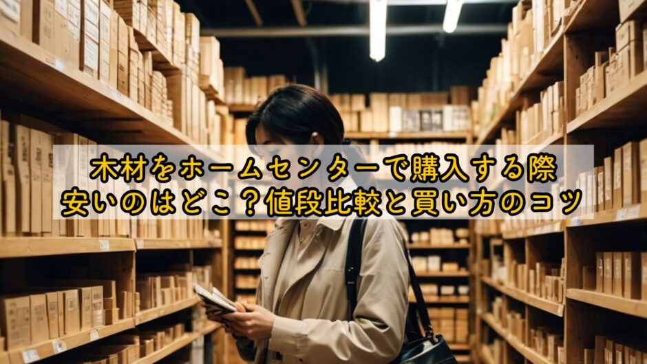木材をホームセンターで購入する際、安いのはどこ？値段比較と買い方のコツ
