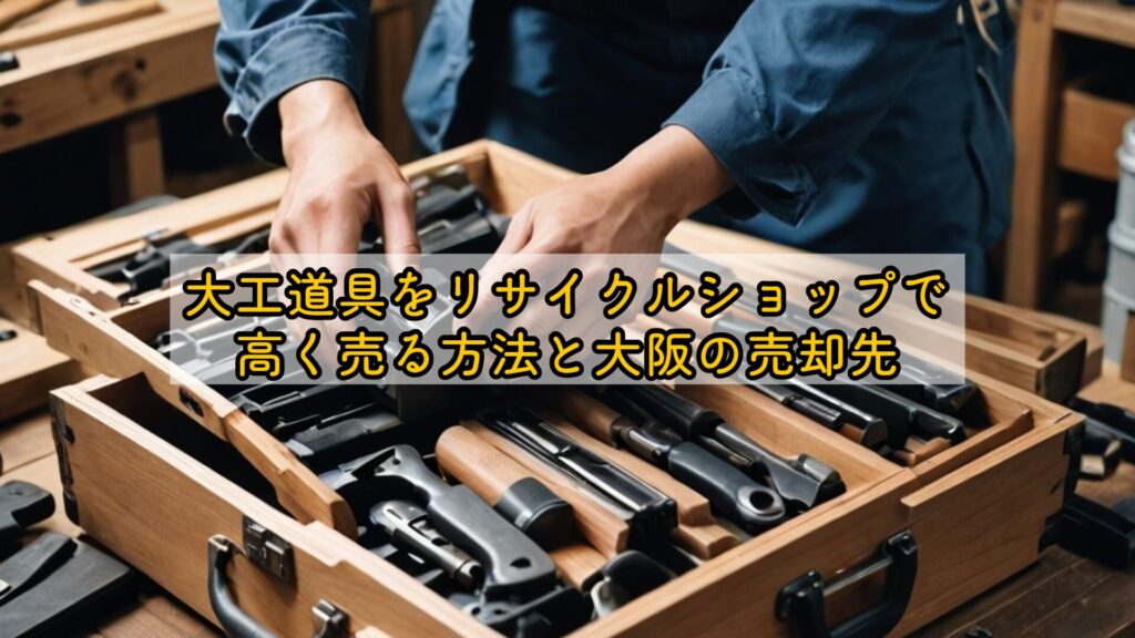 大工道具をリサイクルショップで高く売る方法と大阪の売却先