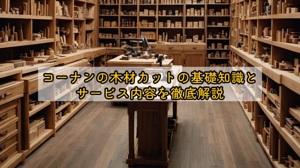 コーナンの木材カットの基礎知識とサービス内容を徹底解説