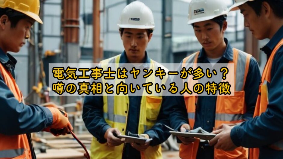 電気工事士はヤンキーが多い？噂の真相と向いている人の特徴