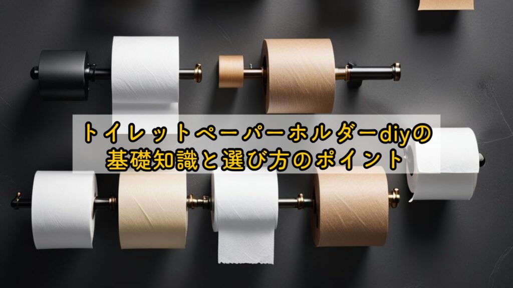 トイレットペーパーホルダーdiyの基礎知識と選び方のポイント