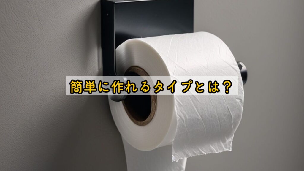 簡単に作れるタイプとは？