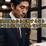 電気工事士から転職するなら？活かせる仕事と後悔しない選び方
