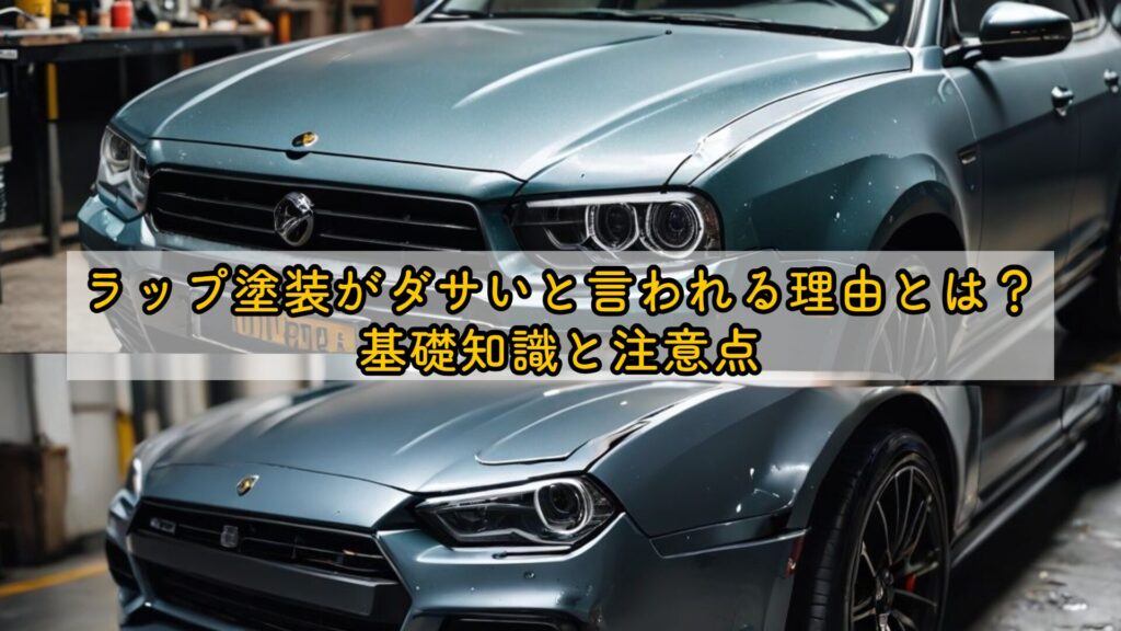 ラップ塗装がダサいと言われる理由とは？基礎知識と注意点