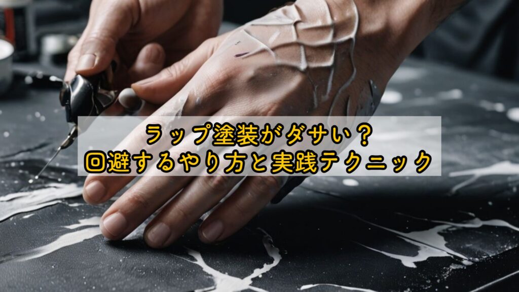 ラップ塗装がダサい？回避するやり方と実践テクニック