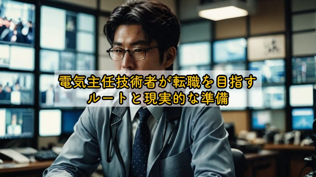 電気主任技術者が転職を目指すルートと現実的な準備