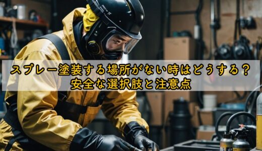 スプレー塗装する場所がない時はどうする？安全な選択肢と注意点