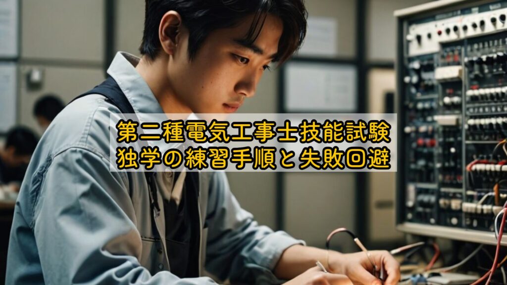第二種電気工事士技能試験｜独学の練習手順と失敗回避
