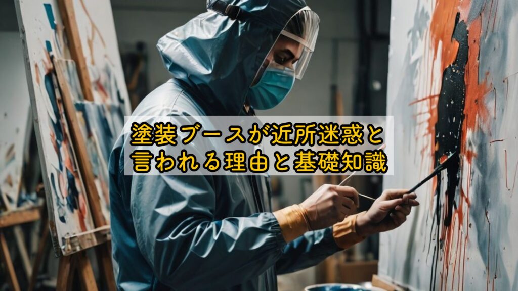 塗装ブースが近所迷惑と言われる理由と基礎知識