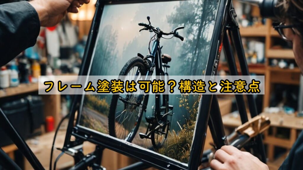 フレーム塗装は可能？構造と注意点