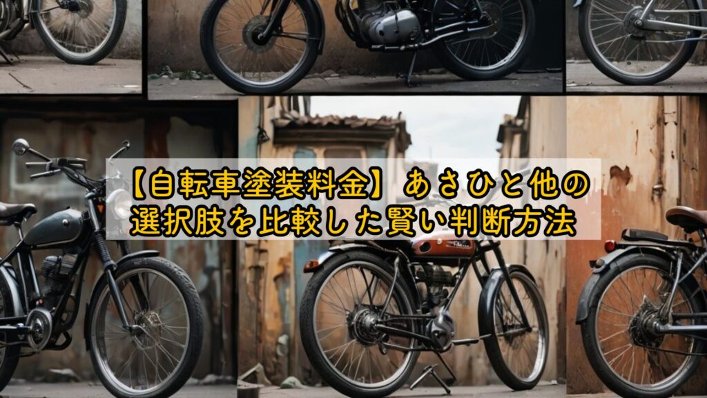 【自転車塗装料金】あさひと他の選択肢を比較した賢い判断方法