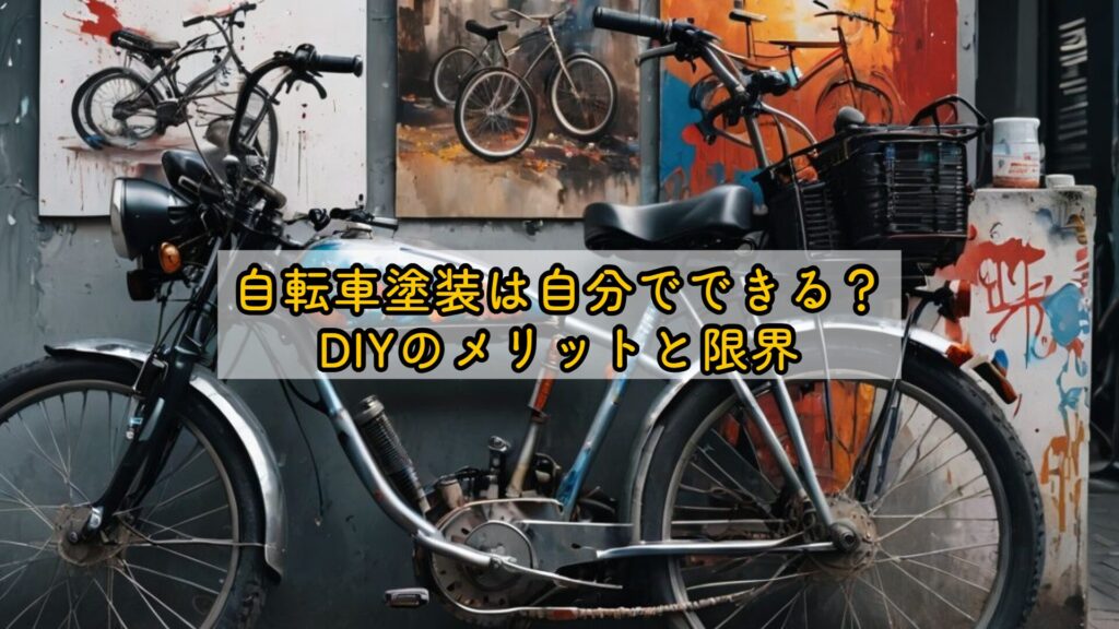 自転車塗装は自分でできる？DIYのメリットと限界