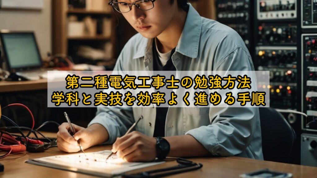 第二種電気工事士の勉強方法|学科と実技を効率よく進める手順
