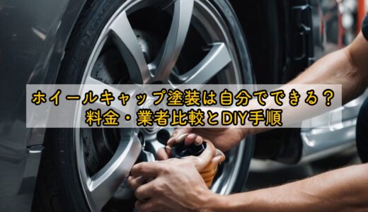 ホイールキャップ塗装は自分でできる？料金・業者比較とDIY手順