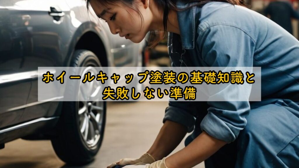 ホイールキャップ塗装の基礎知識と失敗しない準備