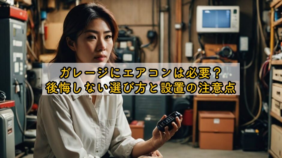 ガレージにエアコンは必要？後悔しない選び方と設置の注意点