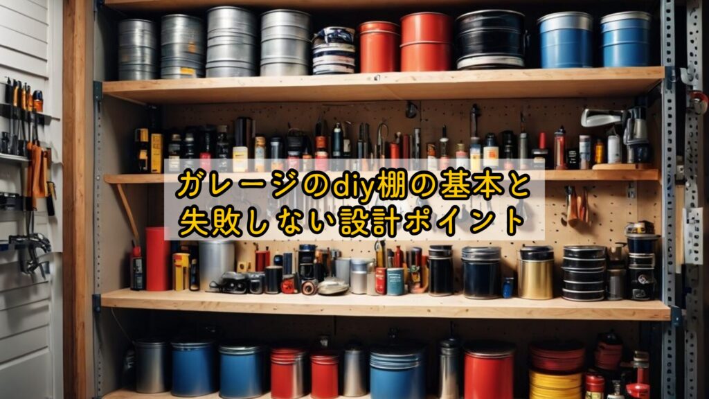 ガレージのdiy棚の基本と失敗しない設計ポイント
