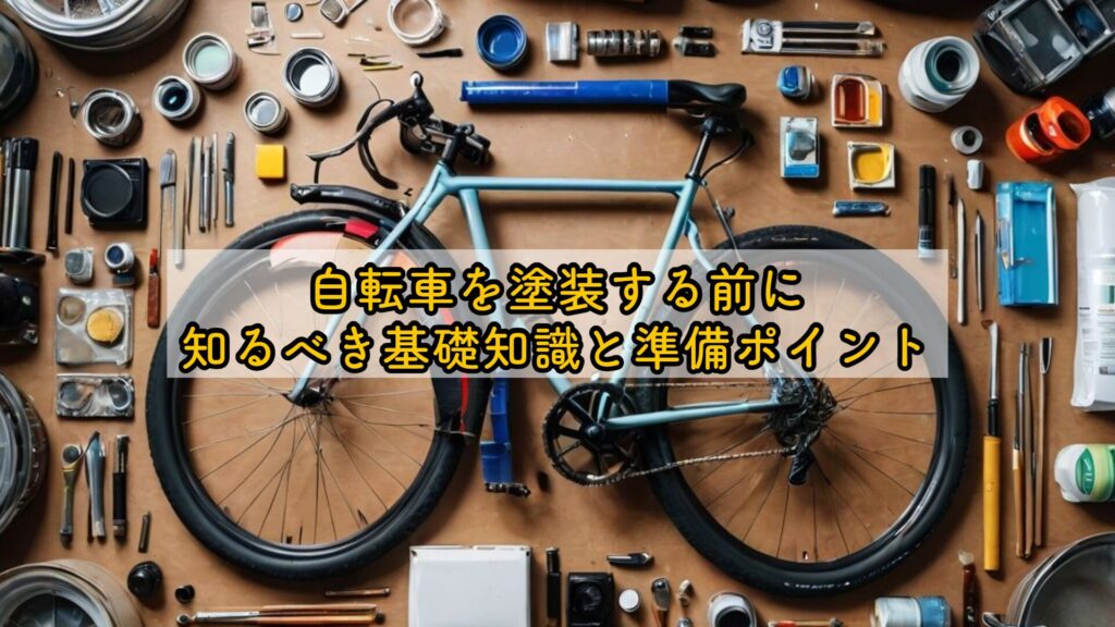 自転車を塗装する前に知るべき基礎知識と準備ポイント