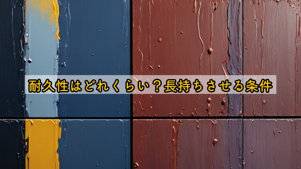 耐久性はどれくらい?長持ちさせる条件