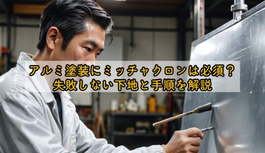 アルミ塗装にミッチャクロンは必須？失敗しない下地と手順を解説