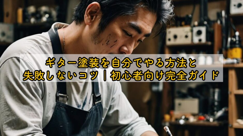 ギター塗装を自分でやる方法と失敗しないコツ｜初心者向け完全ガイド