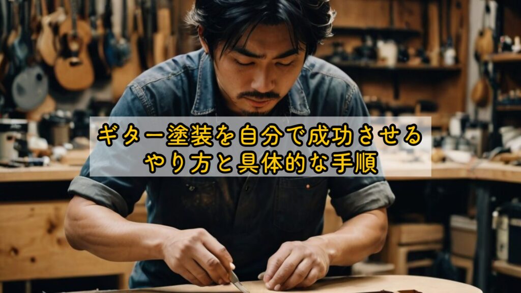 ギター塗装を自分で成功させるやり方と具体的な手順
