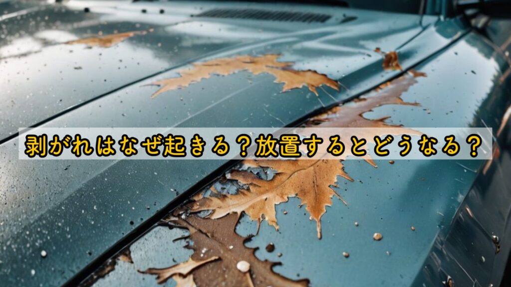 剥がれはなぜ起きる？放置するとどうなる？