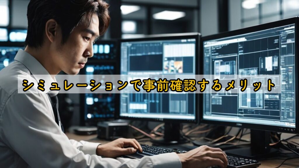 シミュレーションで事前確認するメリット
