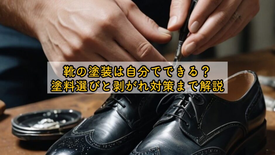 靴の塗装は自分でできる？塗料選びと剥がれ対策まで解説