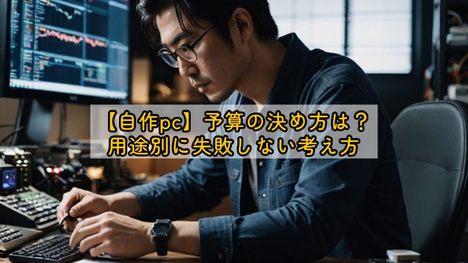【自作pc】予算の決め方は？用途別に失敗しない考え方