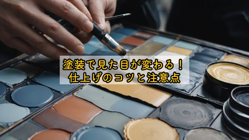 塗装で見た目が変わる!仕上げのコツと注意点