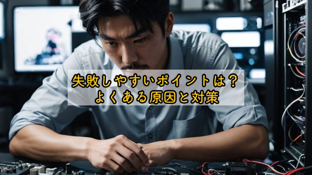 失敗しやすいポイントは？よくある原因と対策
