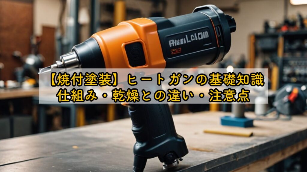 【焼付塗装】ヒートガンの基礎知識｜仕組み・乾燥との違い・注意点
