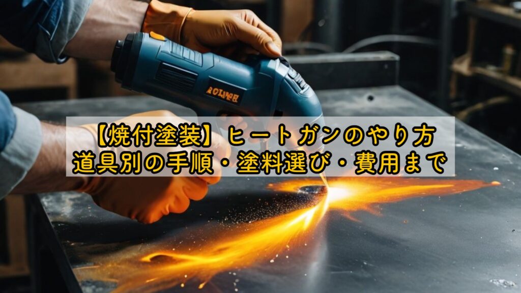 【焼付塗装】ヒートガンのやり方｜道具別の手順・塗料選び・費用まで
